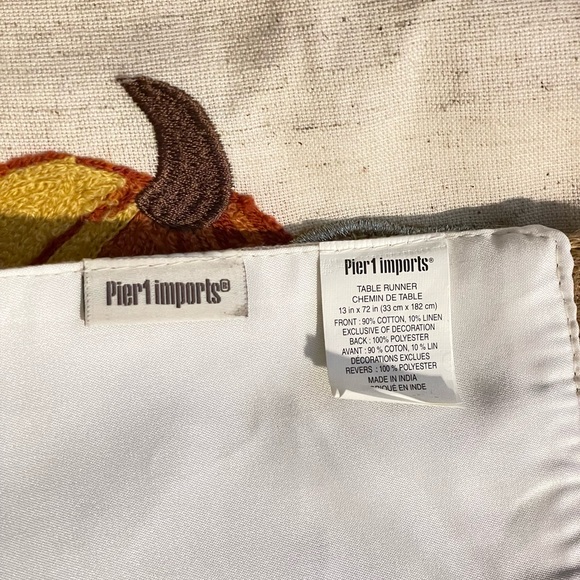 Pier 1 fall harvest pumpkin table runner - Picture 6 of 6